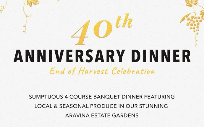 Aravina's 40th Anniversary