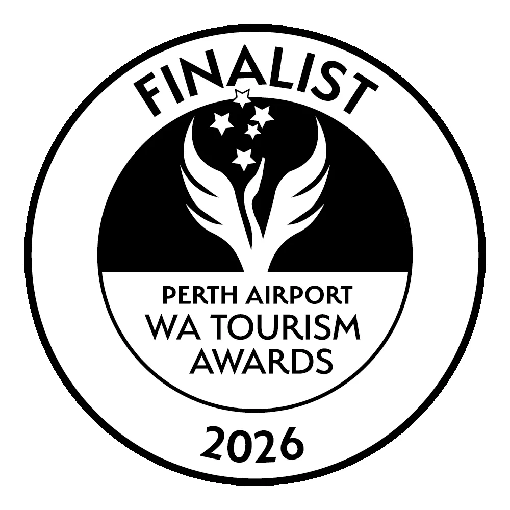 Finalist 2026 Perth Airport WA Tourism Awards for Business Excellence